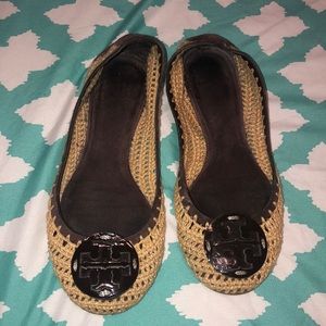 Tory Burch Crochet Flats